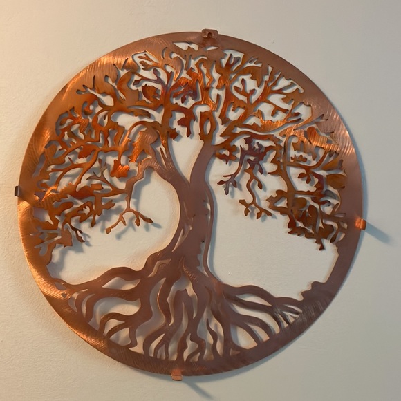 18” Copper Irish Tree of Life - Picture 2 of 3